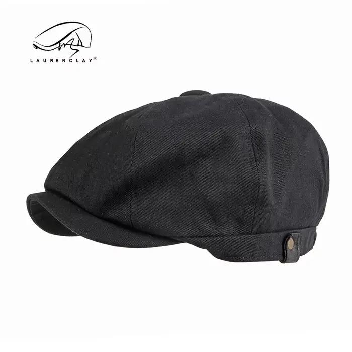 Chapeau de journal octogonal pour hommes, casquette en coton, Style de rue français Gatsby Ivy Cabbi
