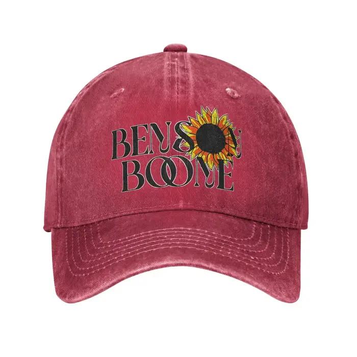Benson Boone casquettes de Baseball Vintage en détresse Denim chapeaux pour hommes femmes en plein a