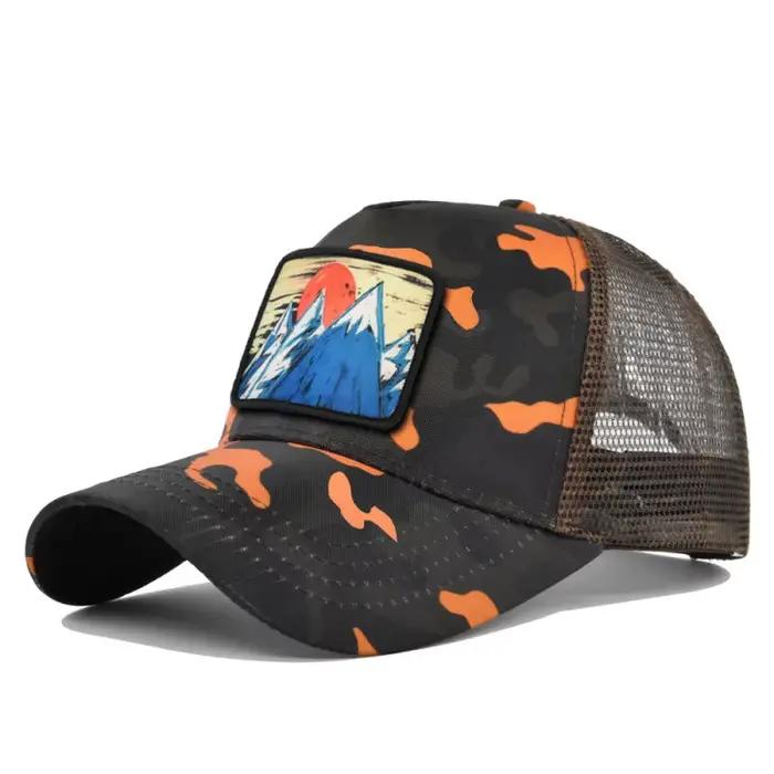 Casquette de baseball respirante en maille avec broderie pour femmes et hommes, protection solaire,