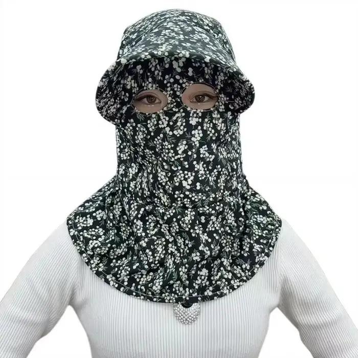 Chapeau de travail respirant pour la cueillette du thé, chapeau de soleil à couverture intégrale, pl