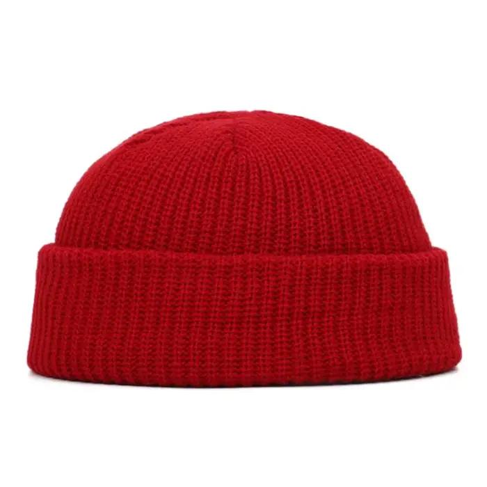 Unisexe hommes femmes bonnet chapeau chaud côtelé hiver tour Ski pêcheur Docker chapeau nouveau