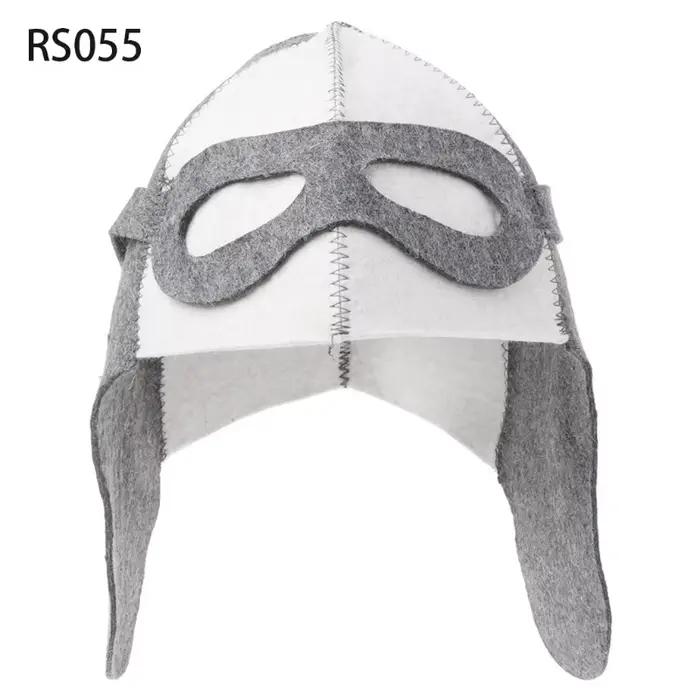 Chapeau Sauna en feutre laine, casquette Banya russe Anti-chaleur pour maison bain pour tête pour Pr