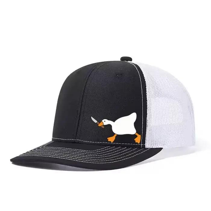 Casquette de baseball réglable imprimée Goose Knife, style classique Snapback, respirante, en maille