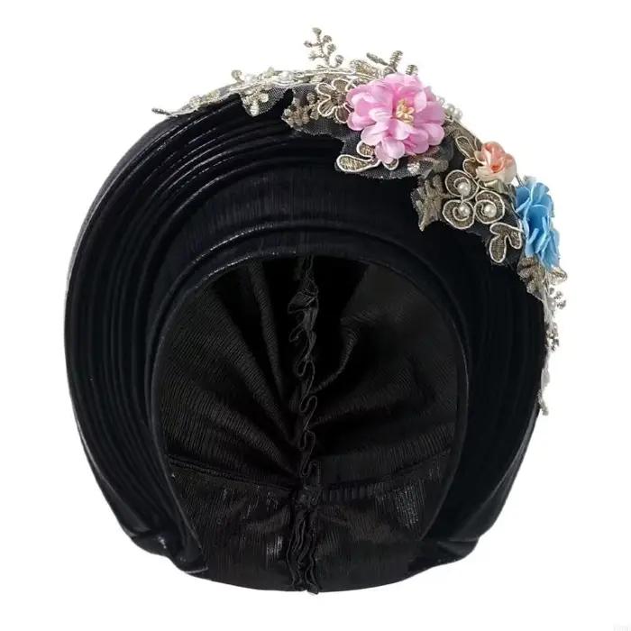 Chapeau Turban africain, Bandana, pour port confortable sécurisé, divers styles, chapeau mariée du N