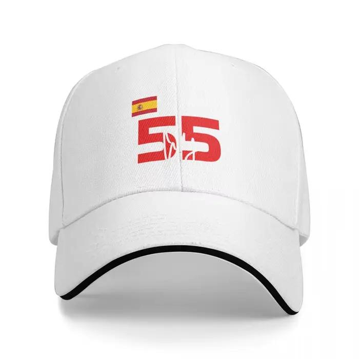 Casquette de Baseball F1 Carlos Sainz 55 pour Enfant et Garçon, Chapeau de Marque de Luxe, Nouvelle