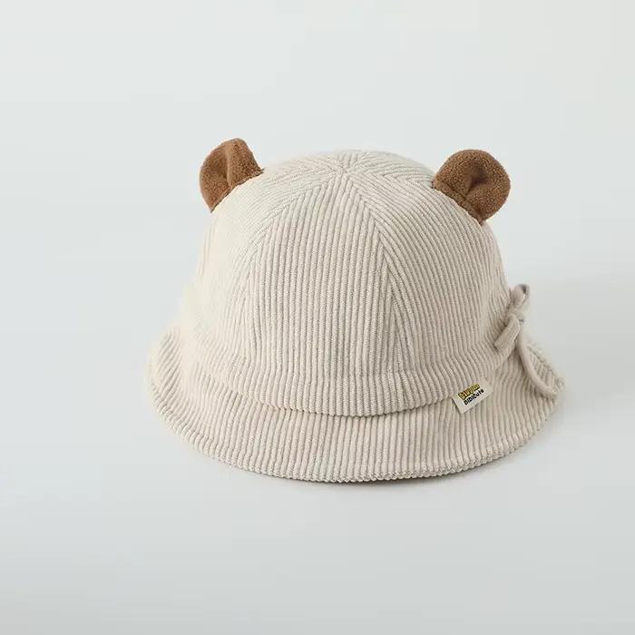 Chapeau de soleil avec nom personnalisé pour enfants, chapeau de bébé personnalisé, chapeau d'ours m