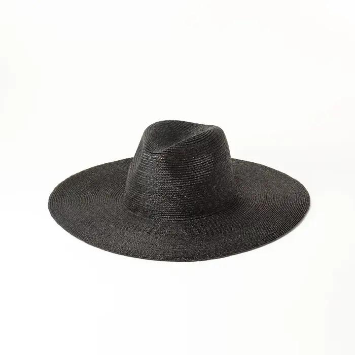 Élégant-Chapeau en Paille Fine à Large Bord pour Homme et Femme, Chapeau Fédora Pliable à Enrouler,