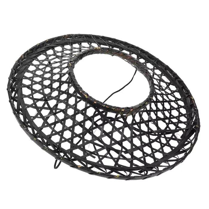 Chapeau de soleil en paille de bambou japonais, casquettes de pêche, tissage, accessoire de fête, co
