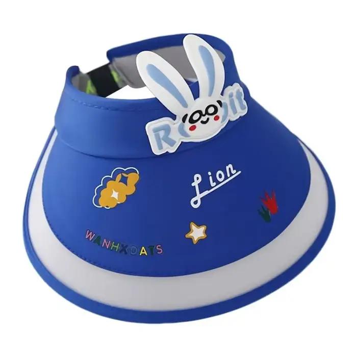 Chapeau de soleil à motifs d'animaux avec ventilateur électrique, grande surface, chargement USB, vi