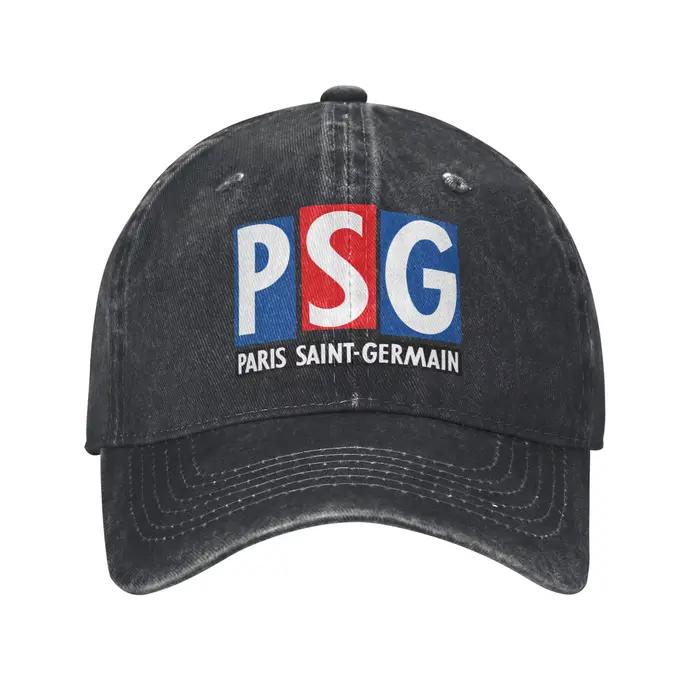 Casquette de baseball décontractée avec logo PSG pour couple, femme, été, chasse, camping, hip-hop,