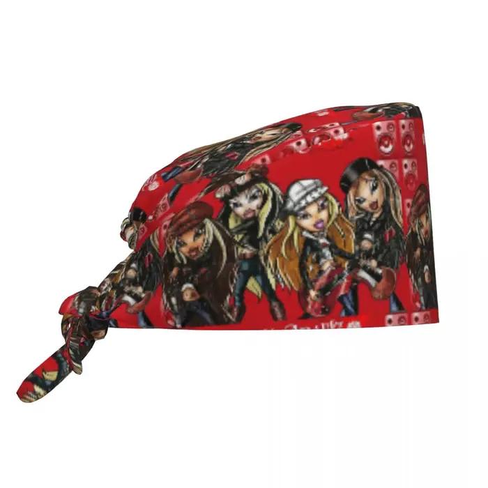 Chapeau de travail Bratz Rock Angelz, bonnet chirurgical unisexe réglable pour infirmières et dentis