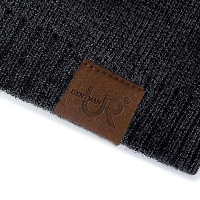 URSENTMAN-Bonnet doublé de fourrure pour hommes et femmes, chapeaux unisexes, chapeau de sport chaud