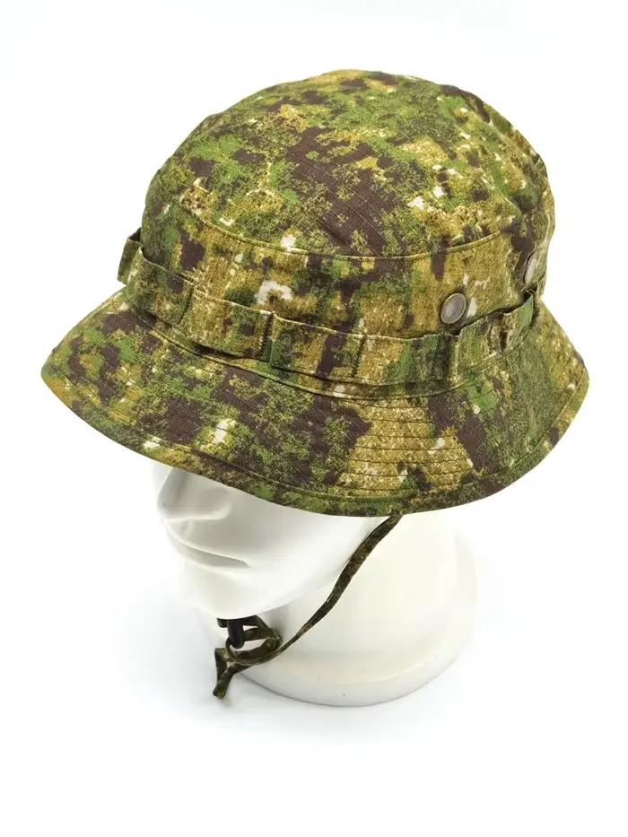 Chapeau de pêcheur tactique Benny chapeau à bord court Camouflage chapeau à bord rond vert respirant