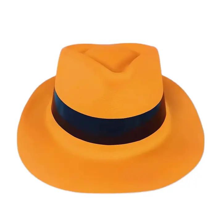 Chapeaux de fête en plastique néon, 5/10/20/30/40/50 pièces, chapeaux lumineux UV, chapeau Fluoresce
