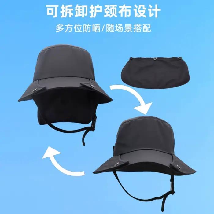 Chapeau de pêcheur pour homme à large bord, style surf, nouveau modèle, respirant, protection solair