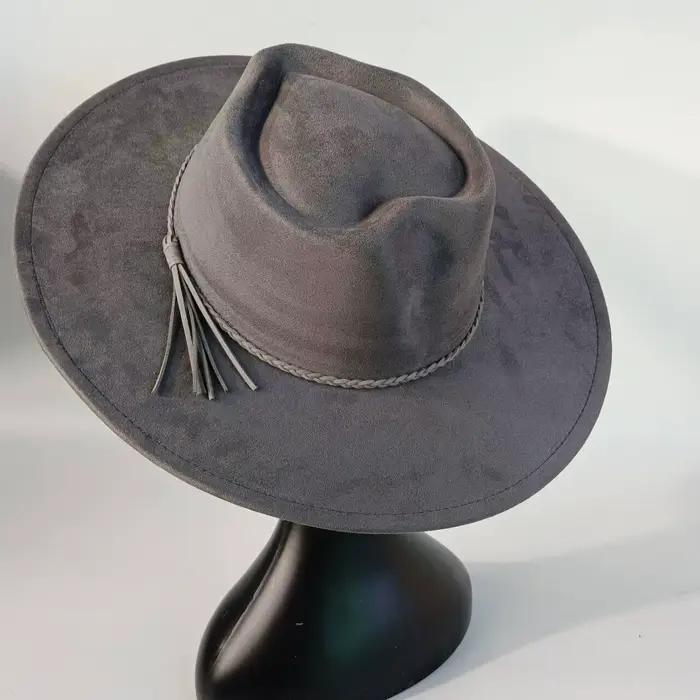 Chapeau en daim végétalien Chapeau en forme de coeur Couronne de coeur Logo blanc Chapeau de gravure