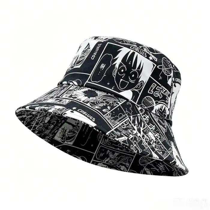 Casquette de baseball One Piece Monkey D. Luffy, style dessin animé, chapeau de pêcheur mignon, styl