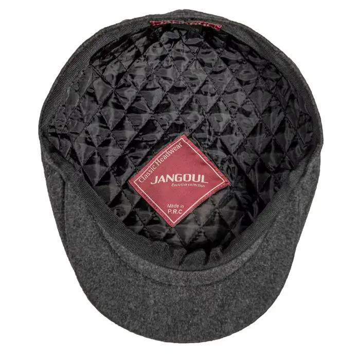 Casquettes de Gavroche Jangoul pour Hommes, Casquette Plate en Mélange de Laine, Chapeau de Conduite