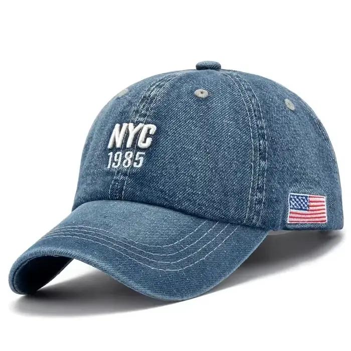 Casquettes de baseball unisexes brodées NYC 1985, chapeaux décontractés réglables pour le printemps