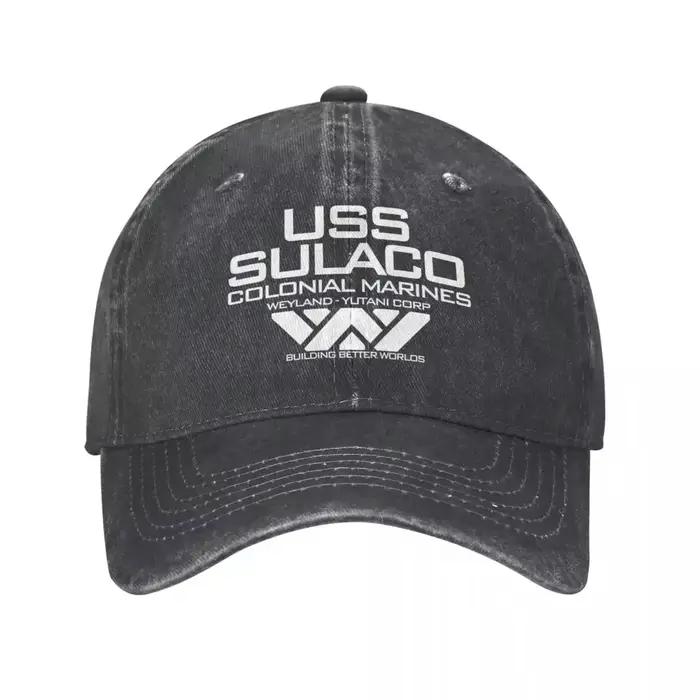Vintage Jeans USCSS Nostromo Alien Sulaco Colonial Marines Aliens Casquette de Baseball pour hommes