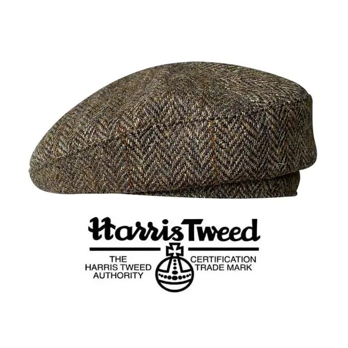 Béret violet automne hiver pour femme | Chapeau d'artiste Harris Tweed 100% laine Pure, mode luxe,