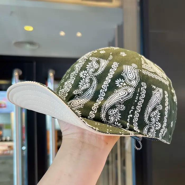 Casquette de baseball réversible à imprimé Paisley, pliable, séchage rapide, à visière souple et fin