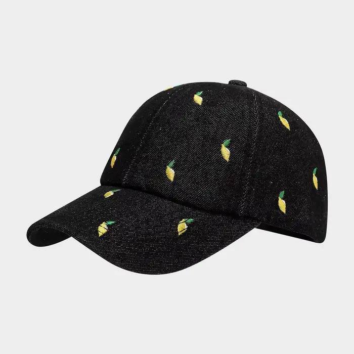 Casquette de Baseball en Denim bleu citron pour hommes et femmes, marque de luxe, casquette de camio
