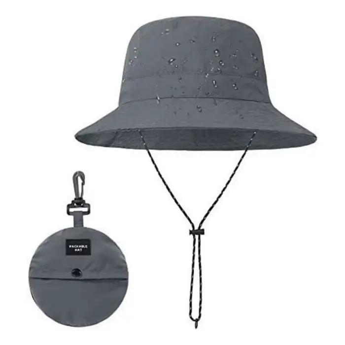 Chapeau de pêcheur pliable pour hommes et femmes, Protection UV, visière imperméable à séchage rapid