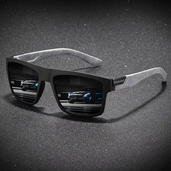 Lunettes de soleil polarisées carrées Vintage pour hommes et femmes, pour la conduite, la pêche, mar