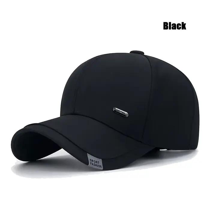 Casquette de baseball en coton pour hommes d'âge moyen, casquettes de camionneur, chapeaux classique