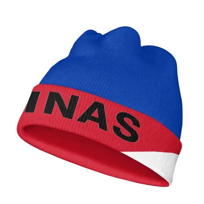 Bonnets Hip Hop en tricot froid avec logo personnalisé, casquettes chaudes, chapeau des Philippines,