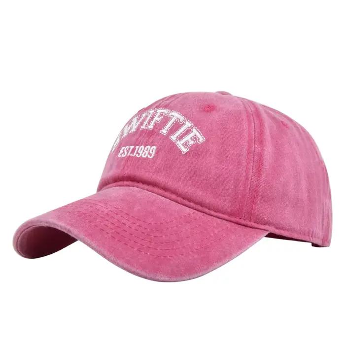 Casquette de Baseball unisexe d'été pour femmes et hommes, chapeau à rabat avec lettres brodées, Vin