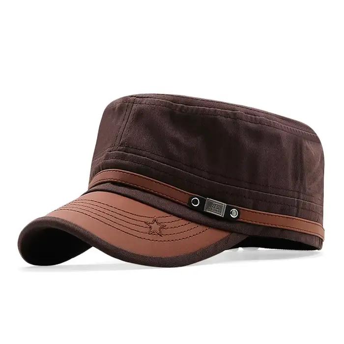 Chapeau hommes unisexe chapeau casquette de Baseball coton cadet chapeau respirant Combat pêche plat