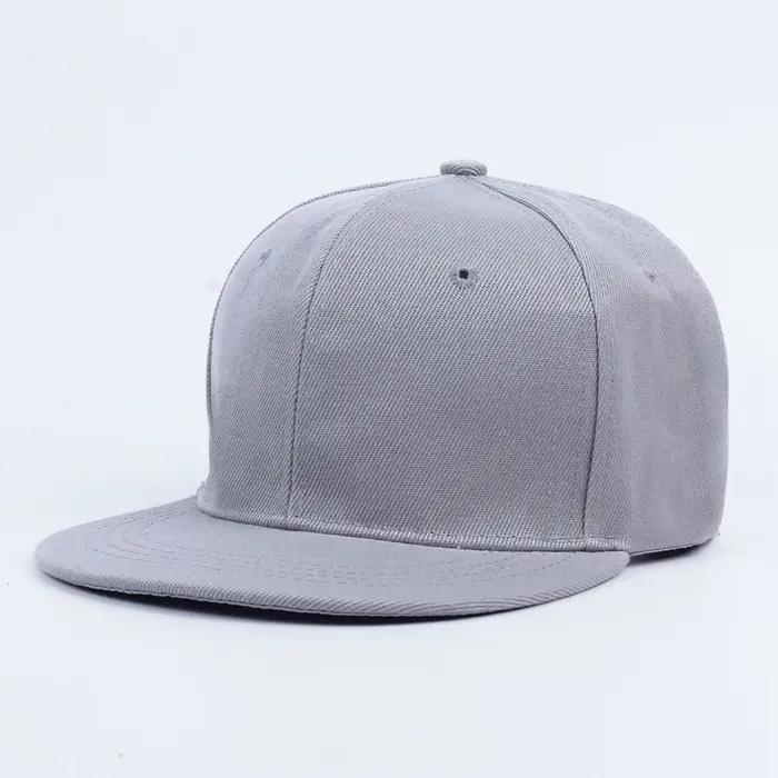 Nouvelle offre spéciale casquette plaine Snapback chapeau de haute qualité adulte Hip Hop casquette