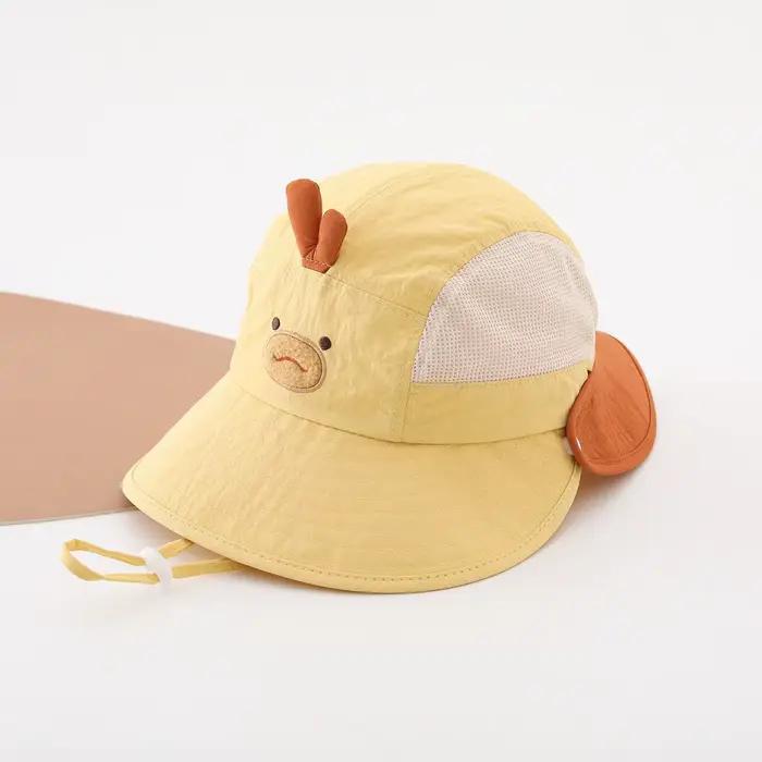 Chapeaux pour enfants, respirants et fins pour le printemps et l'été, chapeaux de protection solaire