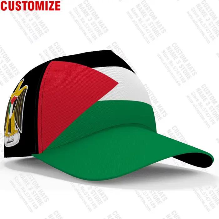 Casquette de Baseball Palestine Personnalisée Gratuite avec Nom, Numéro, Logo d'Équipe, Chapeau de V
