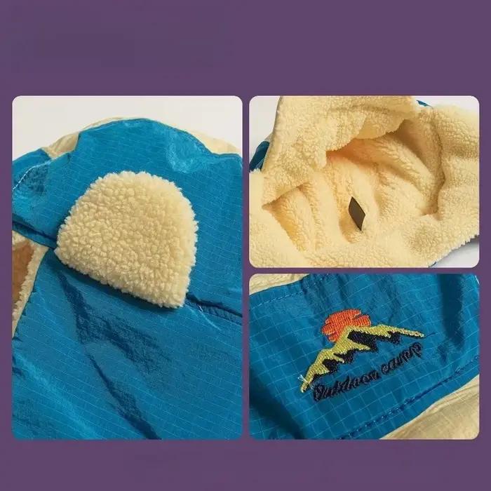 Casquettes Lei Feng en peluche brodées de couleurs assorties pour hommes et femmes, chapeaux de bomb