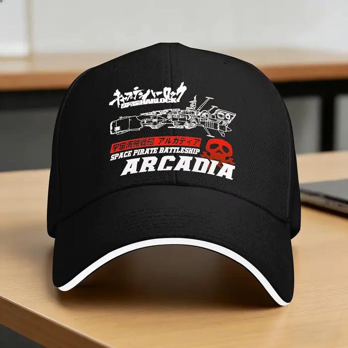Casquette de baseball décontractée Battleship Arcadia, casquette de camionneur Captain Harlock, prot