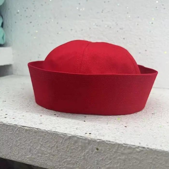 Chapeau de marin tendance d'été pour femme, rayé, mignon, casquette de soleil à bord relevable, bére