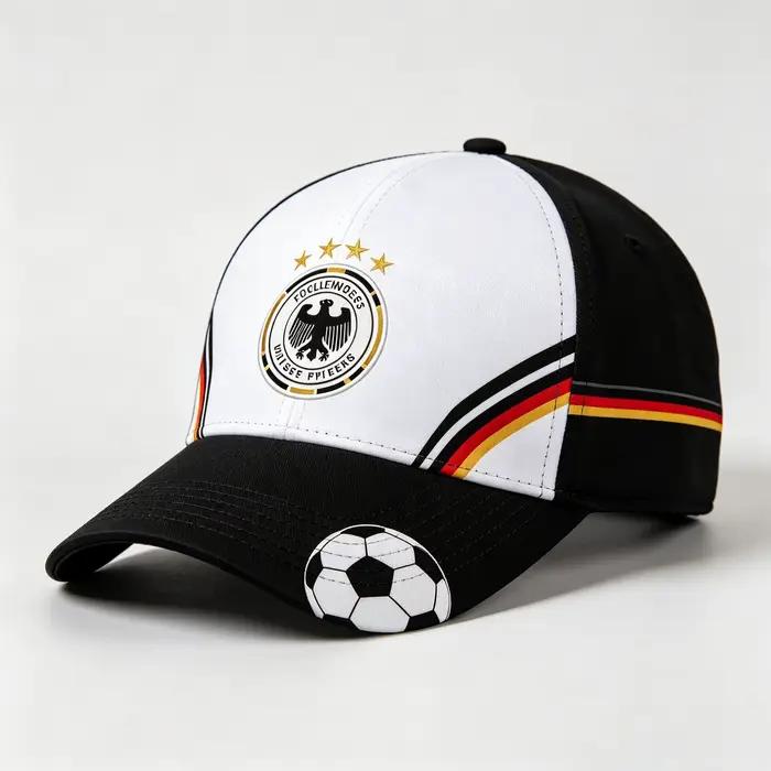 Casquette de baseball 3D imprimée style Allemagne 2026, taille unique, chapeau de sport avec logo Ai