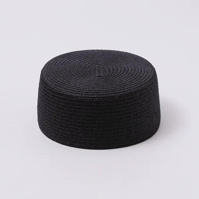 Chapeau Fedora coloré personnalisé pour femme, style décontracté d'été, classique rétro rayé, fait m