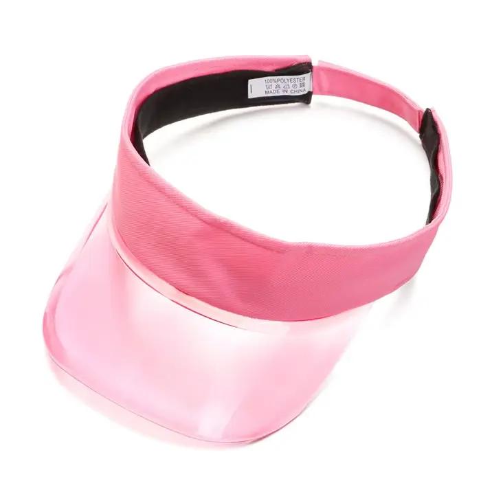Casquette de plage avec pare-soleil de protection UV légère en PVC d'été, chapeau de sport