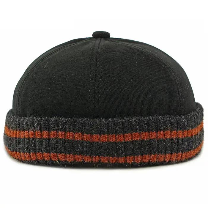 HT4856 Bomber chapeau nouveau automne hiver chapeaux pour hommes femmes bonnets tricotés solide régl