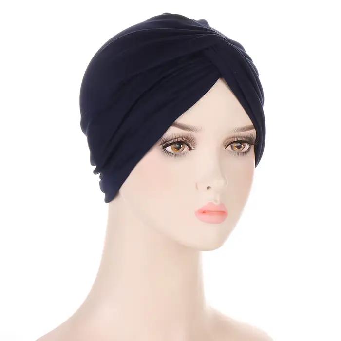 Couvre-chef bonnet chapeau casquette noeud torsadé Turban pour femmes fille chimio tête enveloppemen