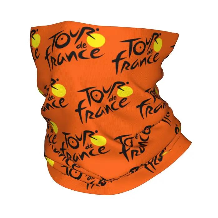 Cache-cou tubulaire personnalisé France TDF Tour Hiver pour Hommes et Femmes, idéal pour la randonné