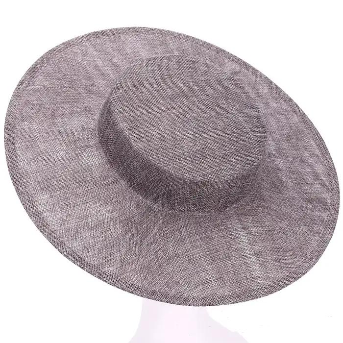 Base de chapeau fascinateur DIY pour accessoires capillaires, couleurs unies, plusieurs couleurs, po