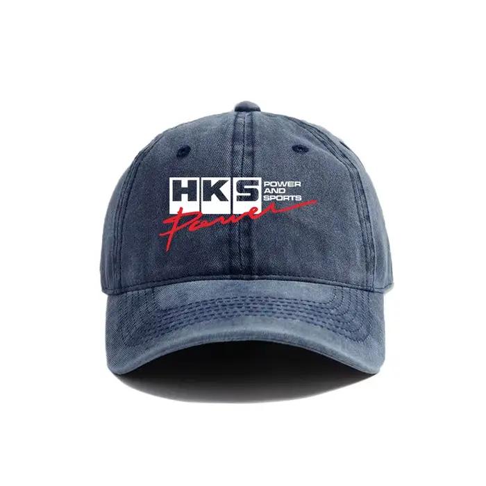 HKS Power and Sports casquette de Baseball en détresse chapeaux casquette hommes rétro en plein air