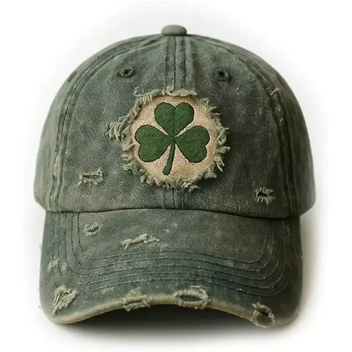 Casquette Baseball réglable à Shamrock 39BB, tissu respirant, idéal pour les défilés vacances pour u