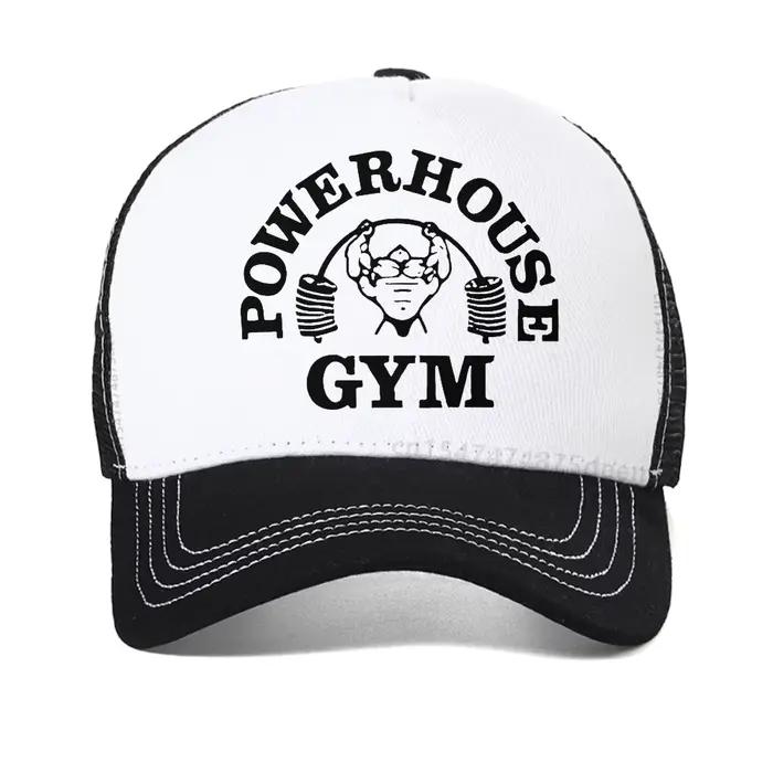 Casquette de baseball graphique Powerhouse Gym pour hommes et femmes, casquette décontractée Harajuk