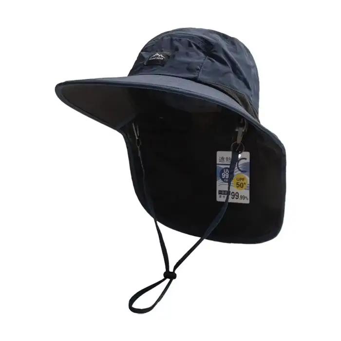 Casquette d'été unisexe à large bord, imperméable et à séchage rapide, avec chapeau Panama Uv, casqu